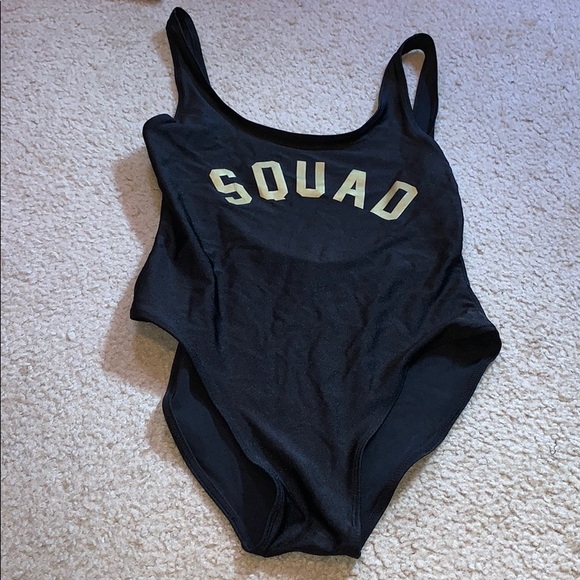 Squad One Piece Bathing Suit - Picture 2 of 5